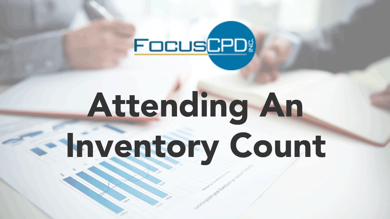 Attending Inventory Count