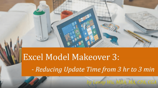Excel Model Makeover 3