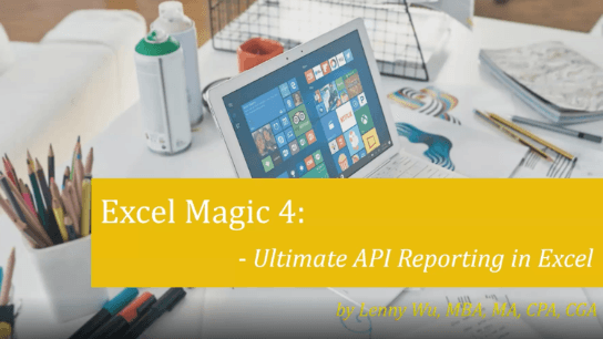 Excel Magic: Ultimate API Reporting in Excel
