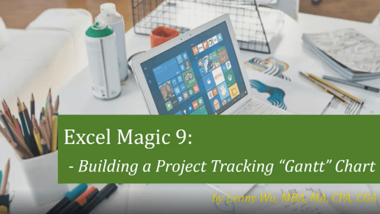 Excel Magic: Building a Project Tracking “Gantt” Chart