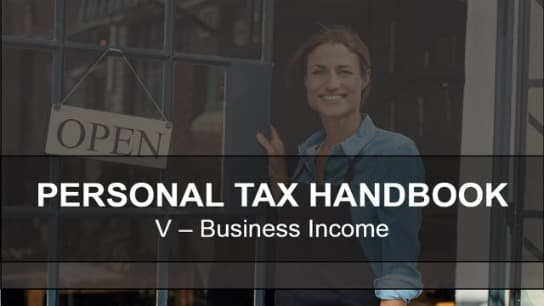 Personal Tax Handbook - Business Income & Expenses