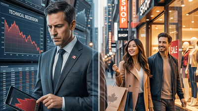 The Bifurcated Economy: Navigating Canada's Technical Recession and the Retail Paradox